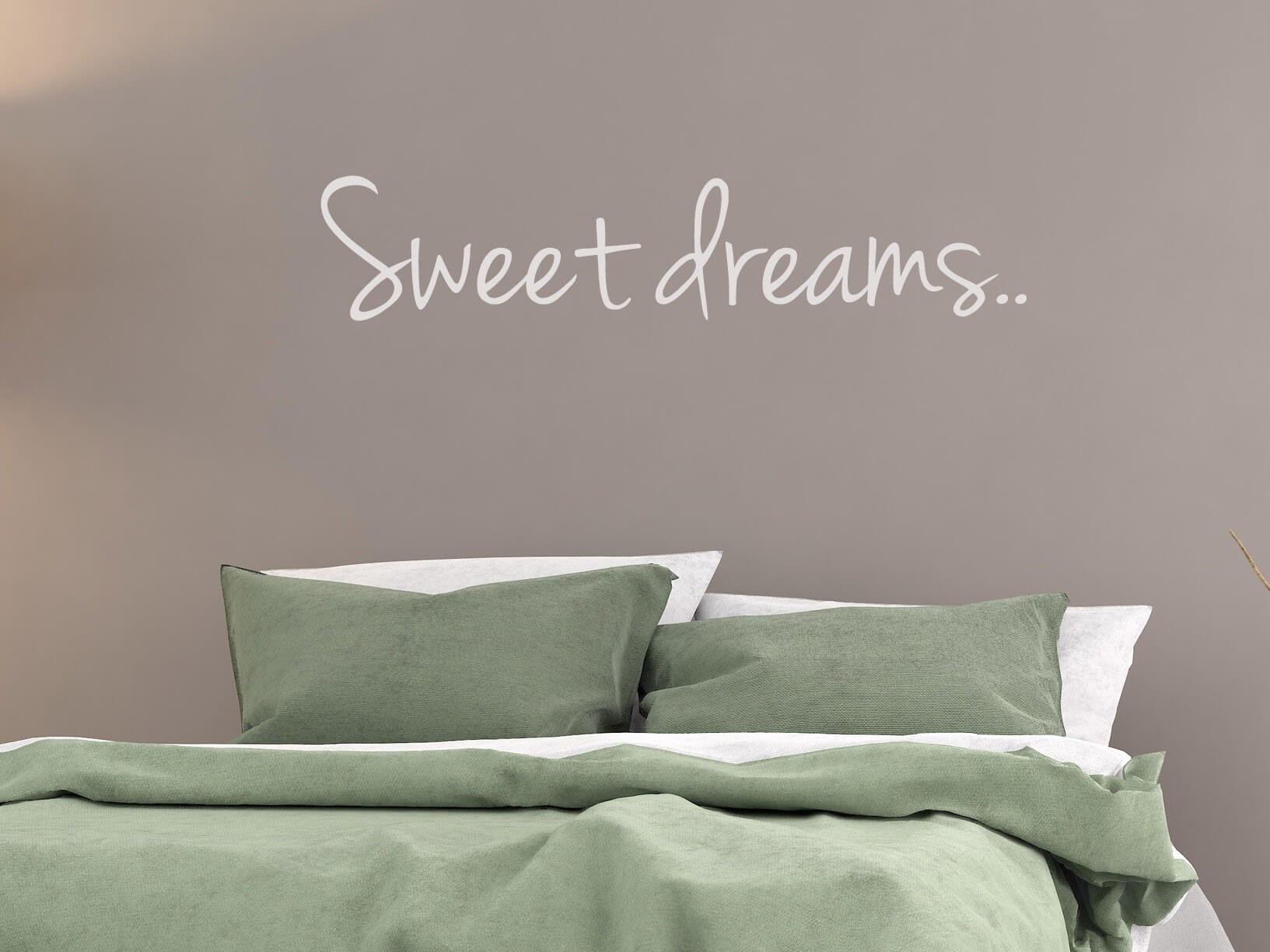 Muursticker "Sweet dreams.." Slaapkamer muurstickers