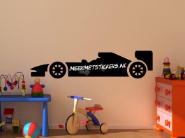 Krijtbord muursticker Formule-1 auto