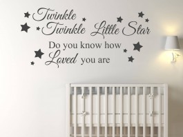 Muursticker Twinkle Twinkle little star
