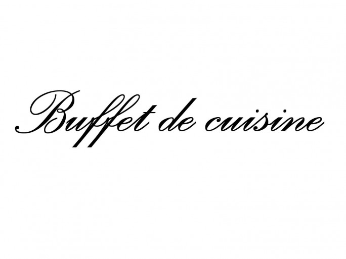 Meubelsticker "Buffet de cuisine"