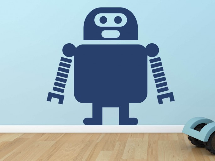 Muursticker robot 5